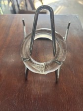 Ancien Annaux Verre blanc  Collier Cheval XIX°