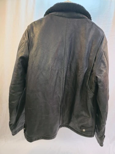 Nahmias Leather Carperent Jacket - M image 5