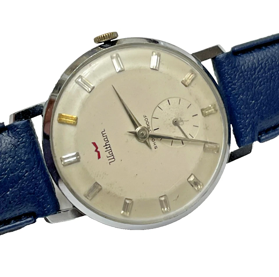 Vintage 1960s Waltham Wind Up Men's Watch - Image 2 of 4