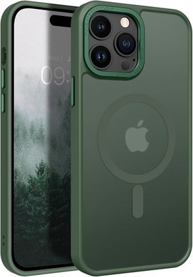 Magnetic for iPhone 14 Pro Case Translucent Matte Slim Shockproof Protective Cov
