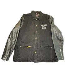 Vintage Jesse James West Coast Choppers Biker Leather Chore Jacket Men’s Large