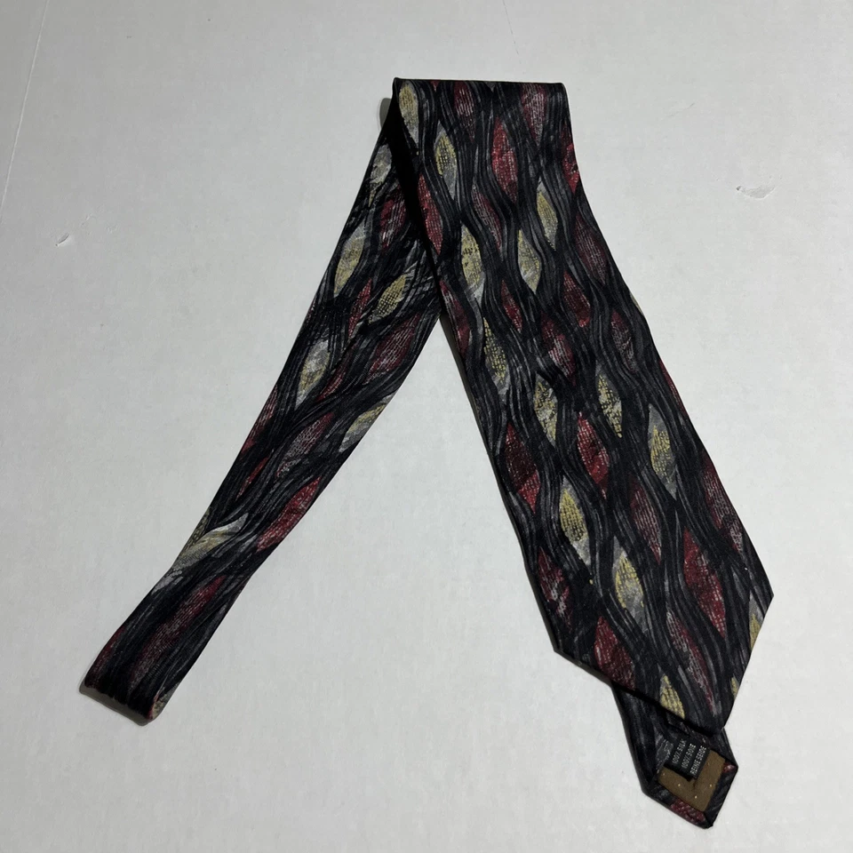 Corbata vintage Louis Roth para hombre / 59" pulgadas / 100% seda hecha en Italia C-4 Foto 2 de 4