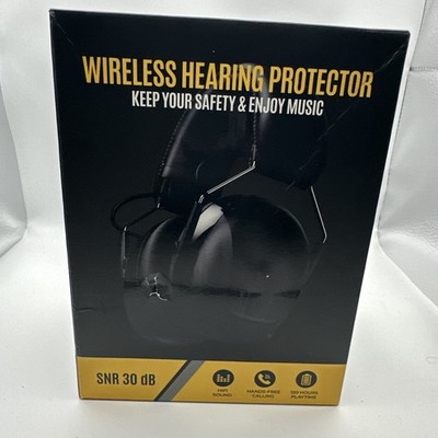 Kalence Wireless Hearing Protector SNR 30dB Noise Canceling Headphones Open Box