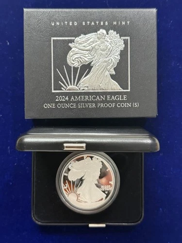 2024-S Proof $1 American Silver Eagle OGP & COA