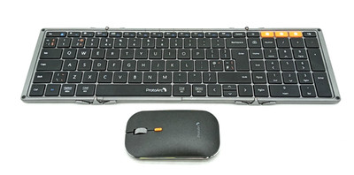 ProtoArc XKM01 Faltbare Bluetooth Tastatur & Maus Combo 105 Tasten Reiseetui