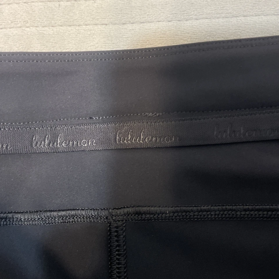 Lululemon Smooth Fit Pull-On Mid-Rise Pant 8 Womens Black Stretch LW5BGZSX80318 - Image 4 of 4