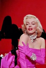 Marilyn Monroe Wearing Pink Dress 8x10 PRINT PHOTO