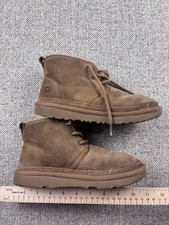 UGG Winter Snow Boots Youth 3 Neumel II Amber Brown Suede Sheepskin 1017320K