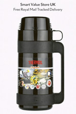 Black Thermos Mondial Flask 500ml - Free Royal Mail Tracked Delivery
