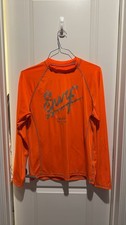 Surf Life Orange Long Sleeve Rash Guard