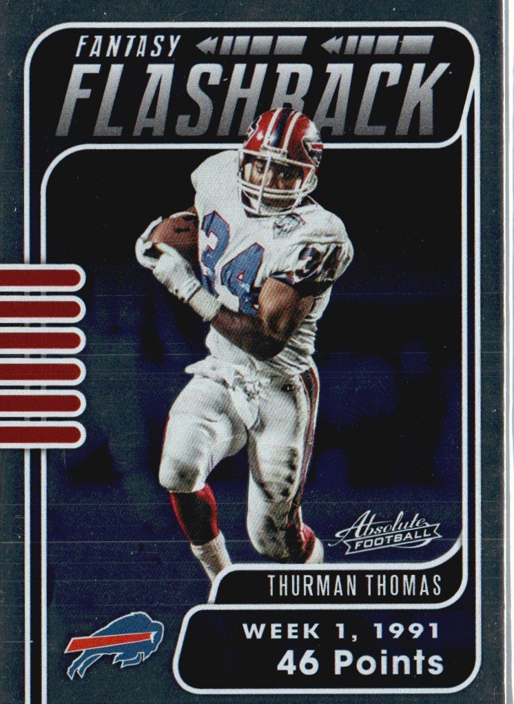 2020 Panini Absolute #FF-TT Thurman Thomas Fantasy Flashback