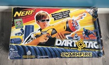 NERF Dart Tag Swarmfire Soft Dart Nerf Gun New In Damaged Box Discontinued