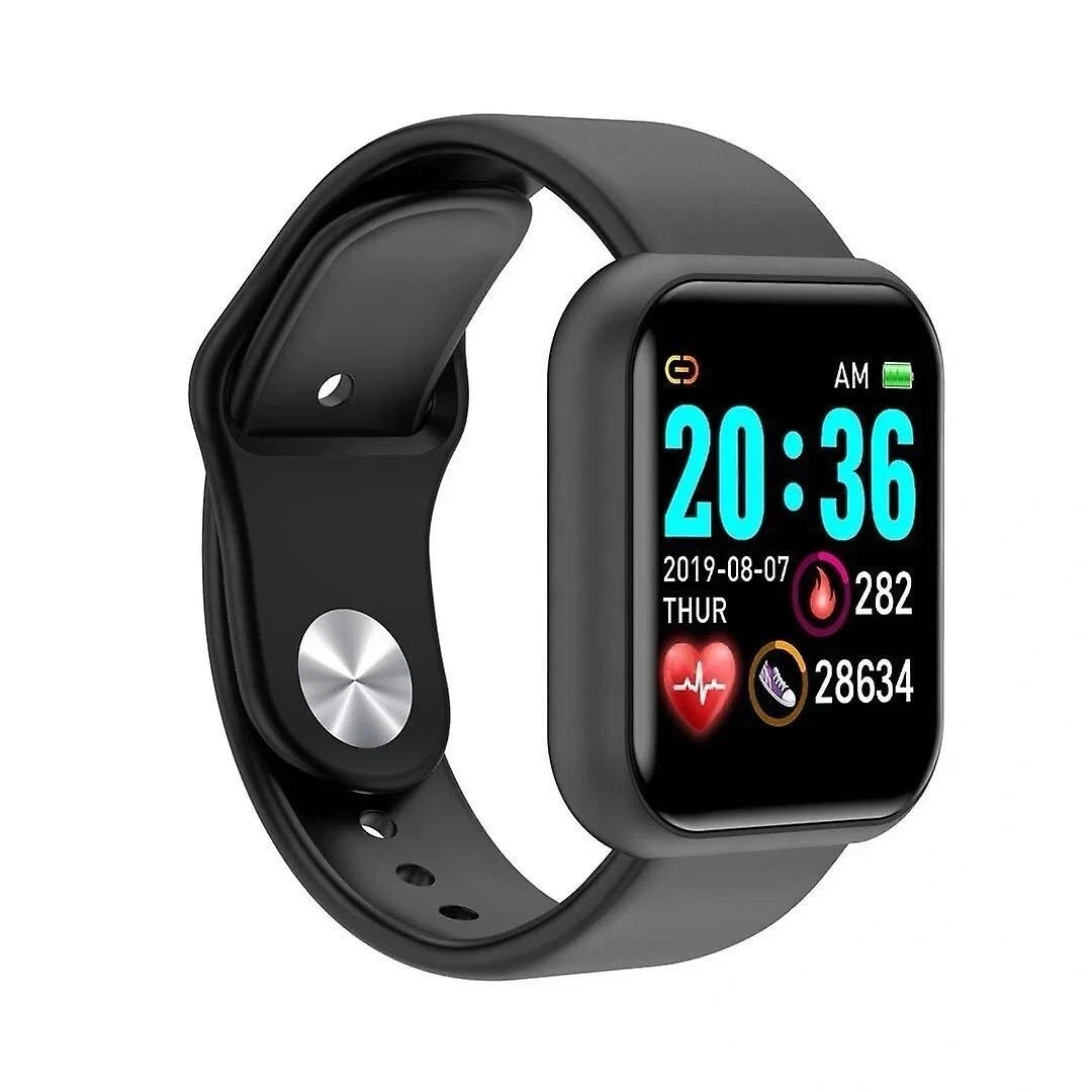 FitPro Smart Watch for Men/Women Fitness Tracker Sports Watch in Black