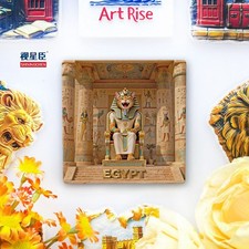 Egyptian Pharaoh Cat 2D Resin Refrigerator magnet travel souvenirs craft