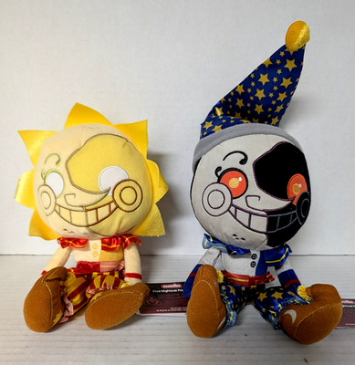 Five Nights At Freddy's Sun & Moon 9'' Long Lot Of 2 Plushies 2024 by Funko NWT