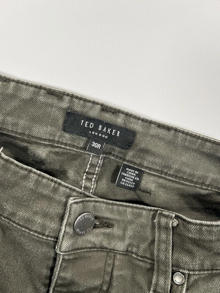 Jeans TED BAKER SLIM FIT - W30 L32 - Gris - Excelente Estado - Hombre Foto 2 de 4