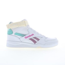 Reebok Royal BB4500 HI ST Womens White Leather Lifestyle Sneakers Shoes 9