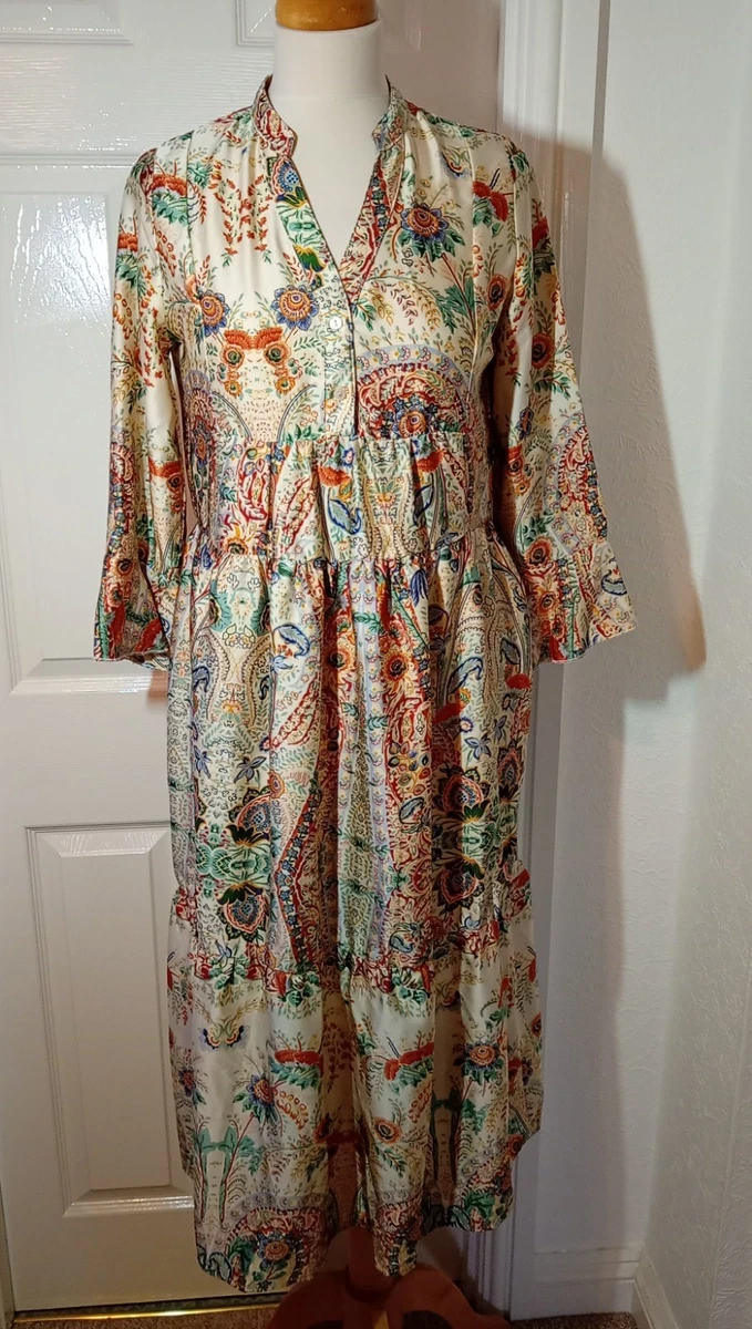 what makes a dress a line White 3D Floral Strapless A-line Gown by Ladivine C174W main image 1