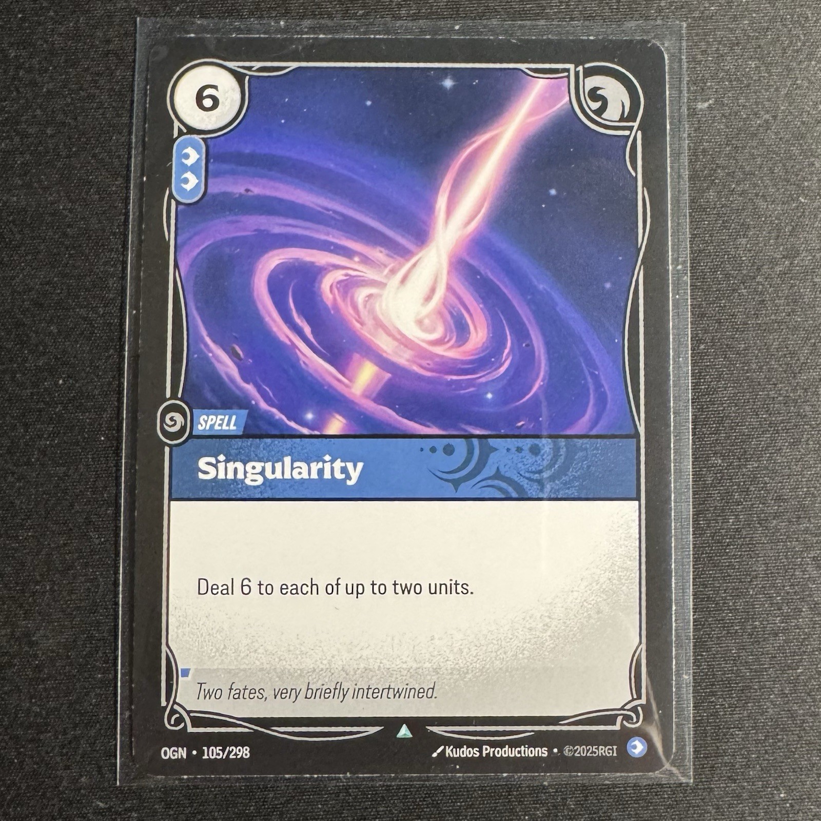 Singularity 105/298 Uncommon Riftbound TCG OGN League of Legends NM Regular