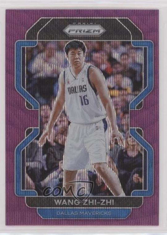 2021-22 Panini Prizm Purple Wave Prizm Wang Zhizhi Wang Zhi-zhi #273 4f5