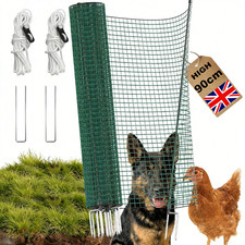 Mesh Fence Camping Fence Boundary Fence Dog Cat Net Puppy Run Mobile Flexible UK