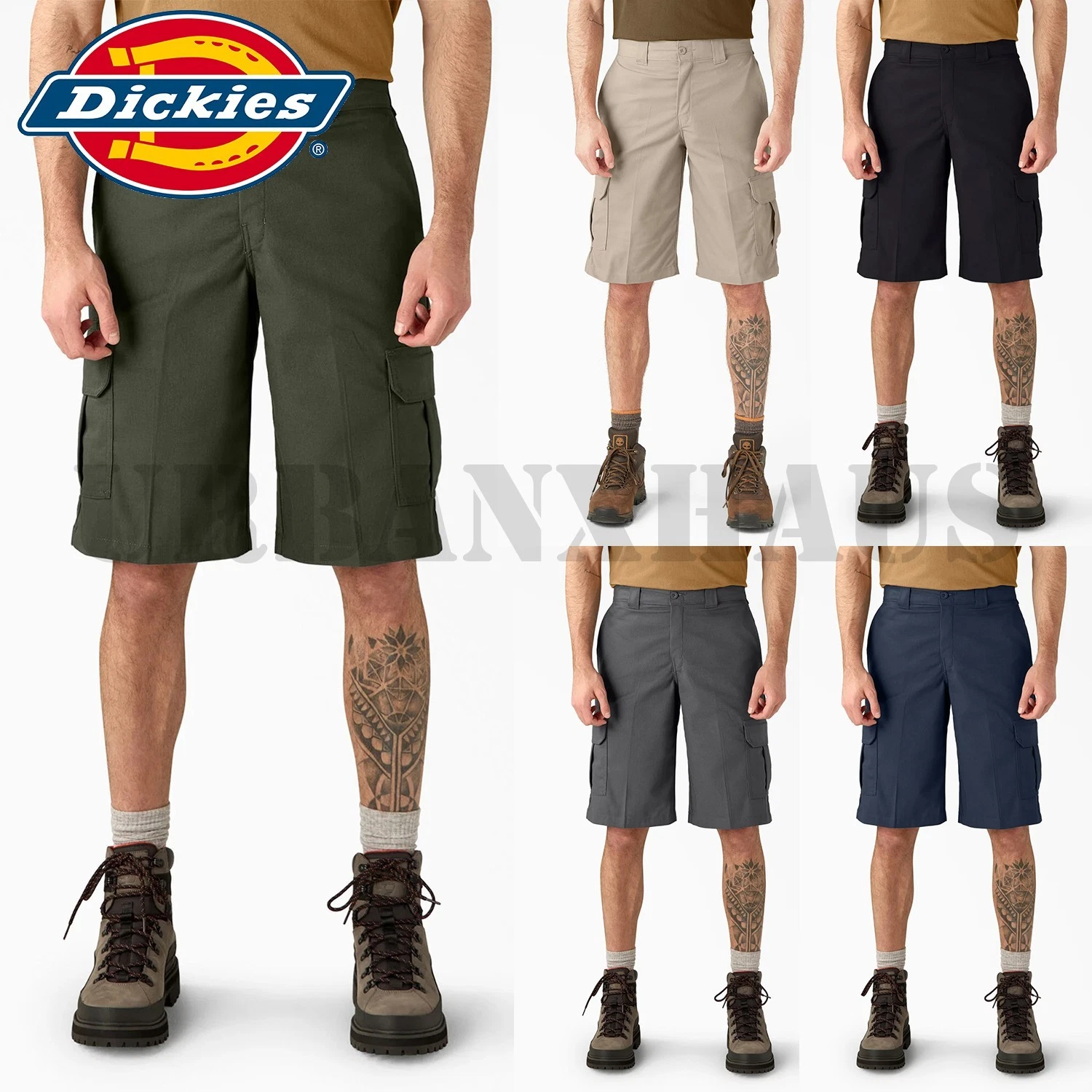 Dickies Men's WR557 Flex 13" Relaxed Cargo Shorts (30 to 44)
Opens in a new window or tab