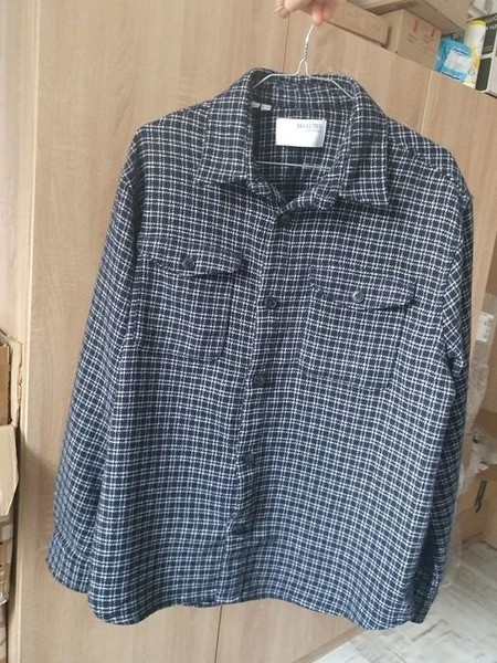 Men Selected Homme Shirt Black 40