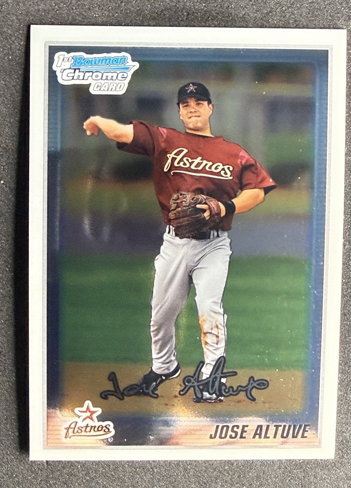 Jose Altuve Rookie #BCP137 2010 Bowman Chrome Houston Astros 1st Bowman Card MLB