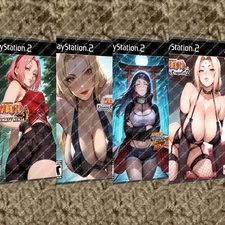 Naruto Ultimate Ninja Series PS2 CUSTOM COVER ART ONLY NO GAME NO CASE