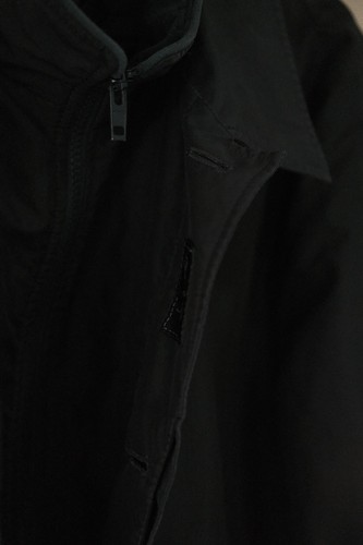 Langer Morgenmantel Herren dunkelblau Nylon Größe L Made in Italy - Bild 6 von 20