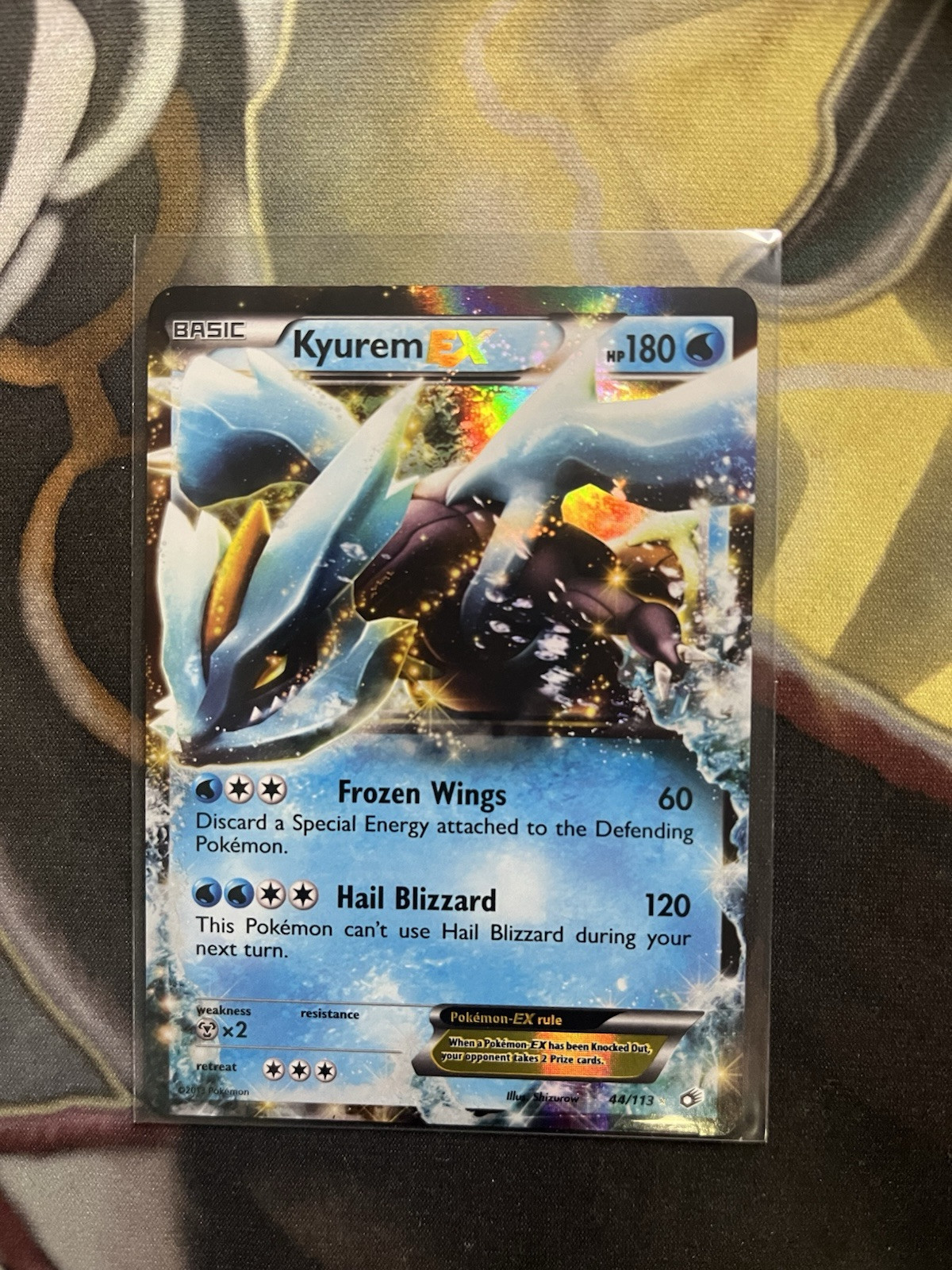 Kyurem EX 44/113 Legendary Treasures Holo NM