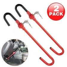 2PACK Pedal To Steering Wheel Lock Vehicle Anti-Theft Device Fits Most Cars new