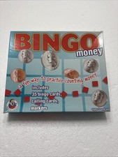 Bingo Money: A Fun Way to Practice Counting Money Board Game Open Box