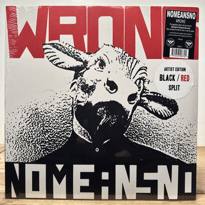 Nomeansno Wrong Artist Edition limited /500 Red Black Split Colored No Means No