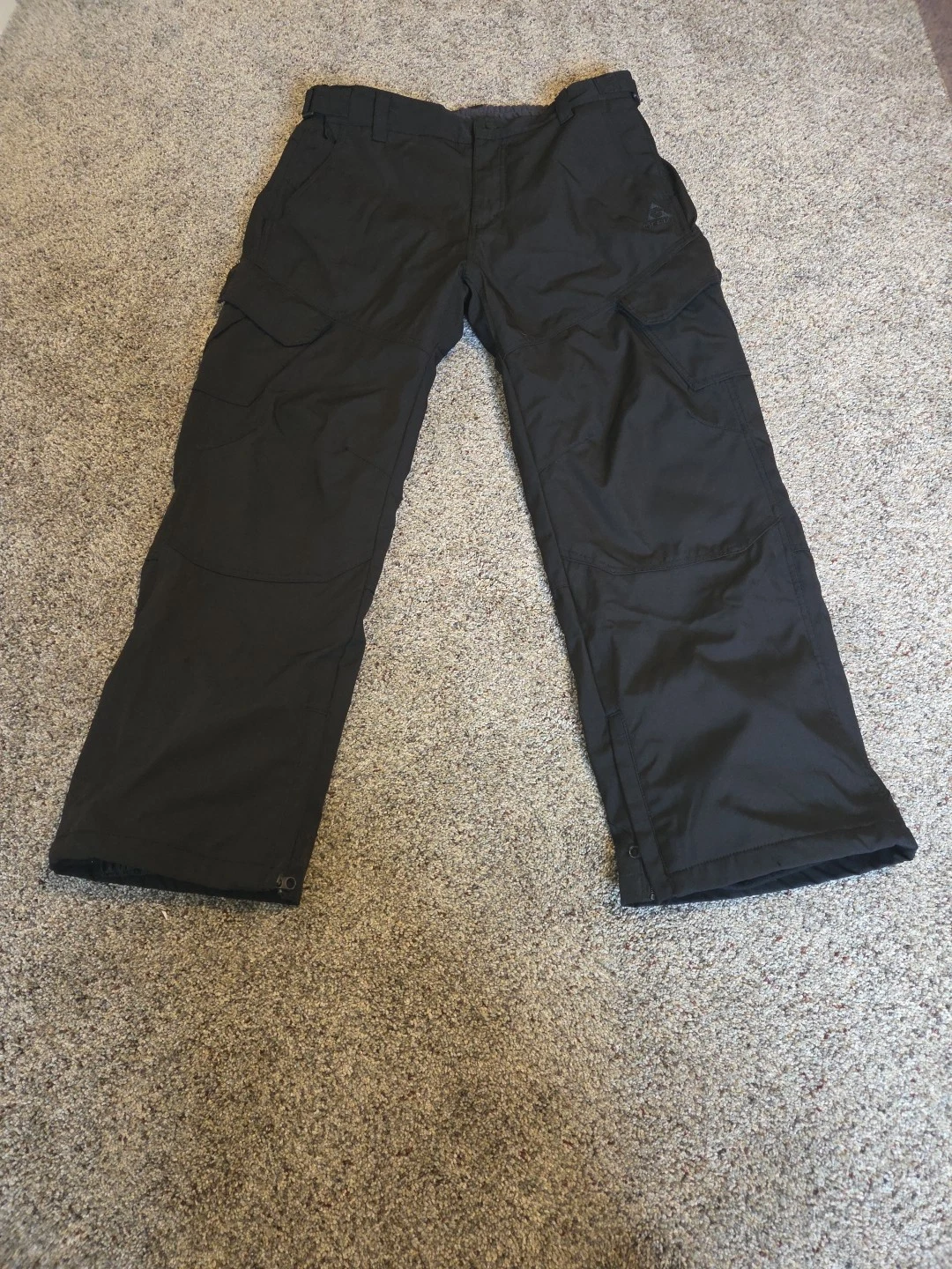 Gerry Snowboard Ski Pants Men's Sz XL Black Insulated Waterproof Outdoor
