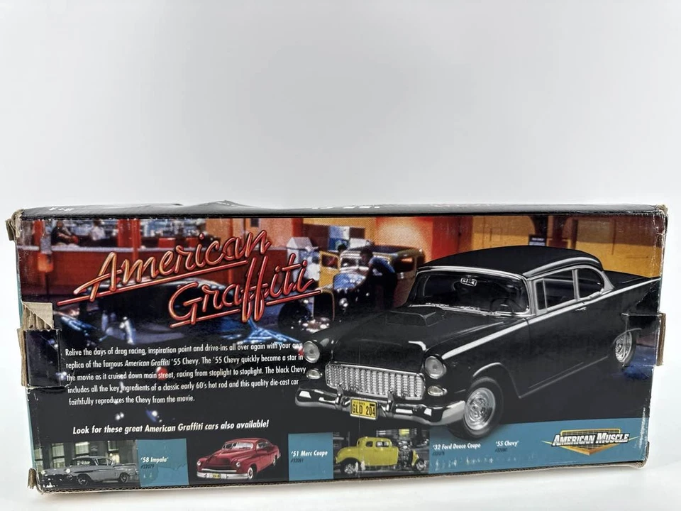 ERTL American Muscle '55 Chevy 1:18 Diecast Model - Image 4 of 4