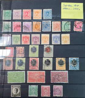 SERBIA 1890s 1900s A big box bargain mix Unpicked by me