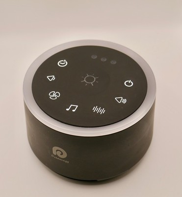 Dreamegg HFD-W02 White Noise Sound Machine Night Light Black Tested Working
