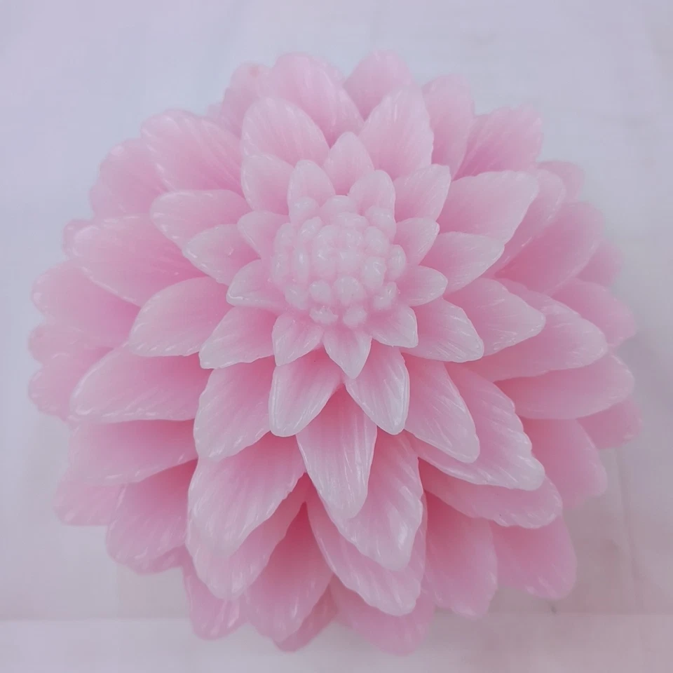 Vela de cera sin llama Home Reflections rosa dalia funciona con pilas - totalmente nueva Foto 3 de 4