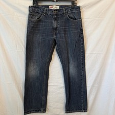Levi  s 505 Jeans Youth 14 Husky Blue Regular Fit Medium Wash Denim 33x28 Boys