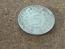 Sammlung Silbermünze 5 Deutsche Mark 1970 G  11,20 g