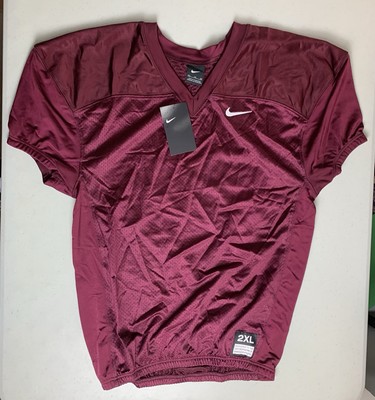Nike Blank Jersey Youth Size XXL 2XL Maroon Football Practice Top New With Tags