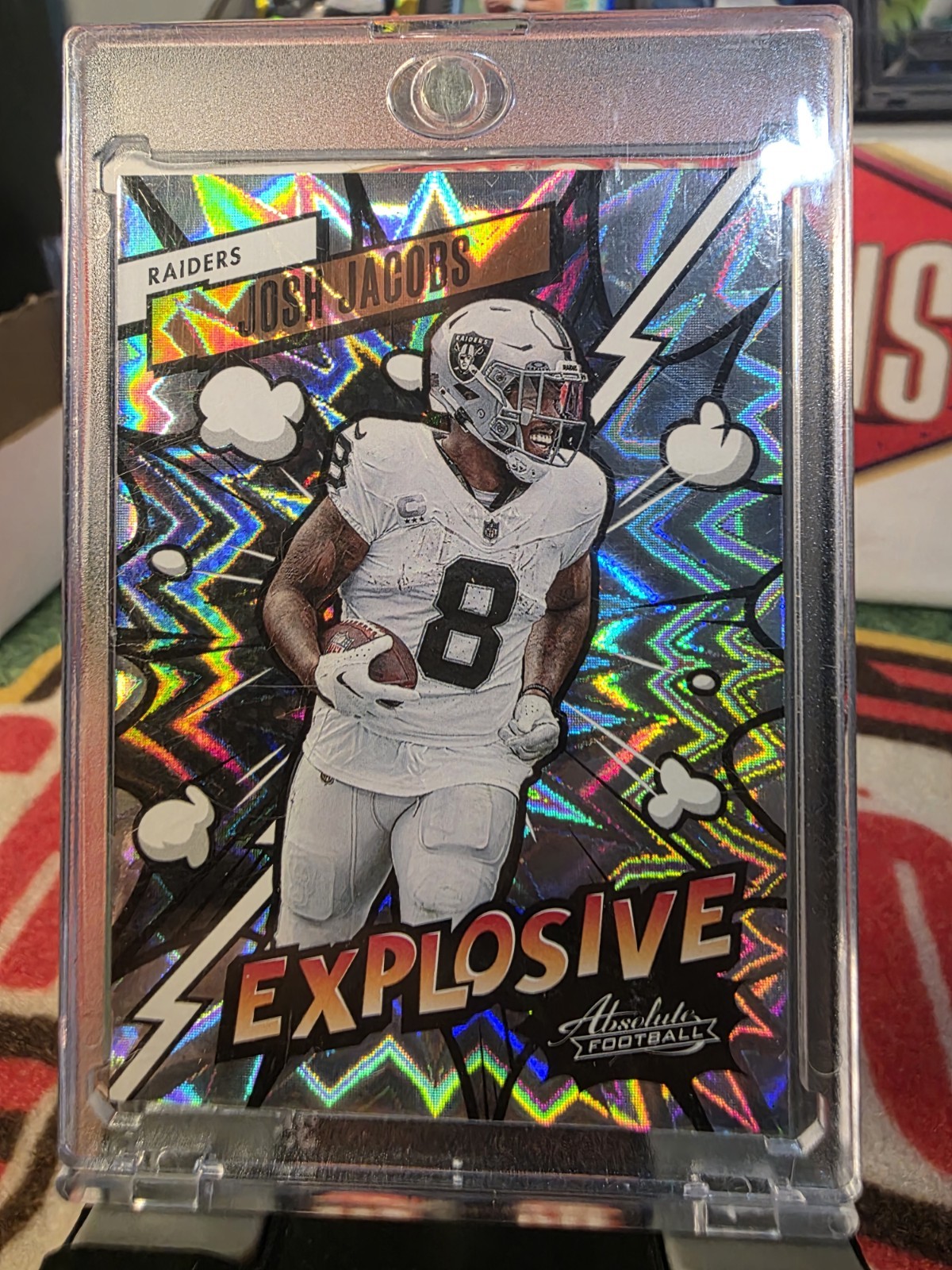 2023 Panini Absolute - Explosive Josh Jacobs #26