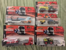 Set Of 5 Majorette Die-Cast Transporters & Trailers (Mint/Sealed) Corgi/Matchbox
