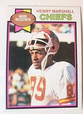 1979 Topps Football Card 42 Henry Marshall Kansas City Chiefs 
