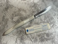 Cutco 1759 KD Pearl White Table Knife Stainless Serrated Blade Steak SINGLE