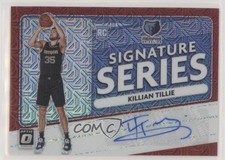 2020-21 Donruss Optic Signature Series Choice Red Prizm Killian Tillie Auto e6p