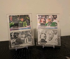 2025-26 UD Canvas Thomas Harley Jake Oettinger black printing plate 1/1 Stars