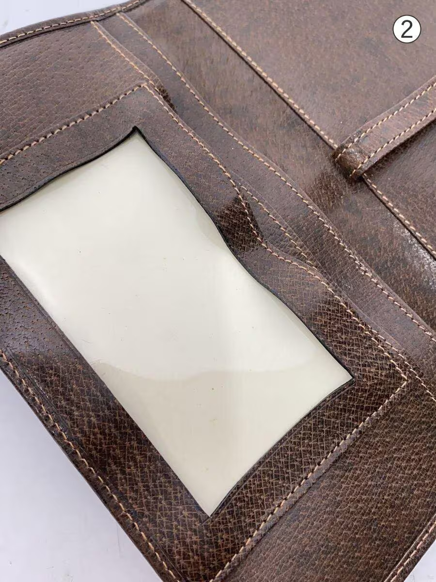 GUCCI Old ACCESSORY COLLECTION Distorted Long Wal… - image 7