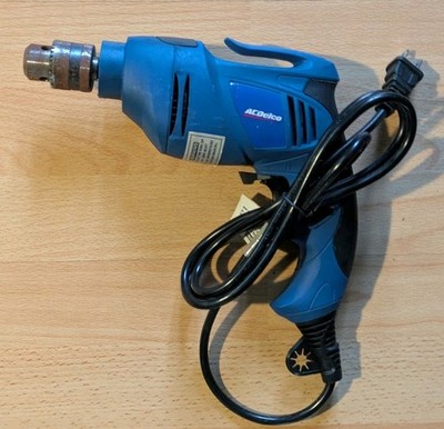 ACDelco Power Drill Model Z1J-10 3.3A AMPS 120V/60Hz 3.3 Pounds Used
